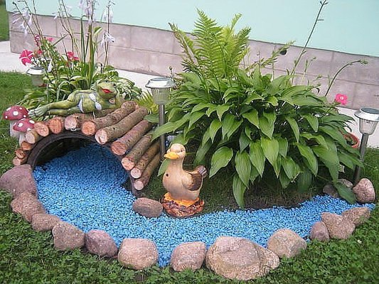 Декоративные идеи для дачи с фото своими руками