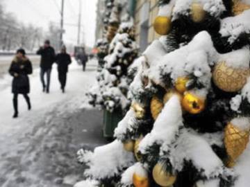 Новогодняя Ночь Снег