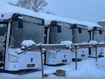 Парк общественного транспорта Первоуральска пополнился семью новыми автобусами ЛИАЗ